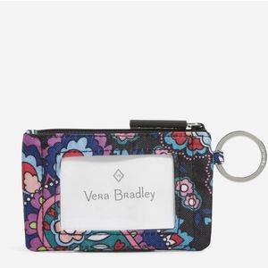 Vera Bradley Haymarket Paisley Lighten Up Zip ID Case
